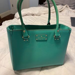 Kate Spade greenish purse with coin wallet